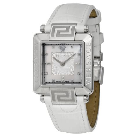 versace reve carre watch white|Versace Reve Watch .